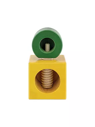 ALESSI | Cascanueces TWERGI de madera de haya amarillo/verde | 